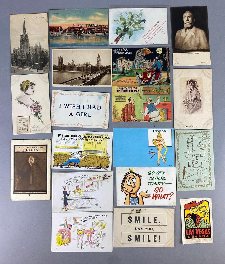 Group of Assorted Vintage Postcards and More (1 of 3)
