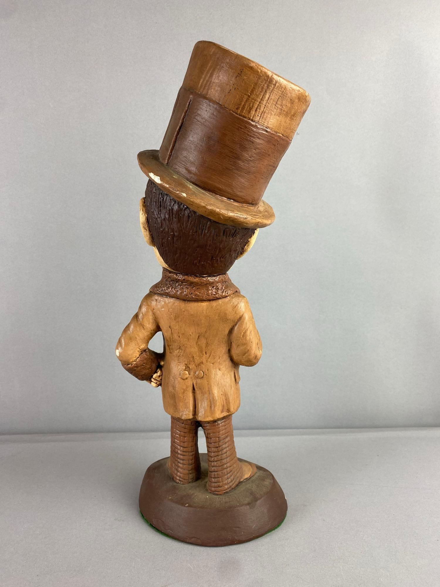 Vintage ESCO W.C. Fields Chalk Statue - 2