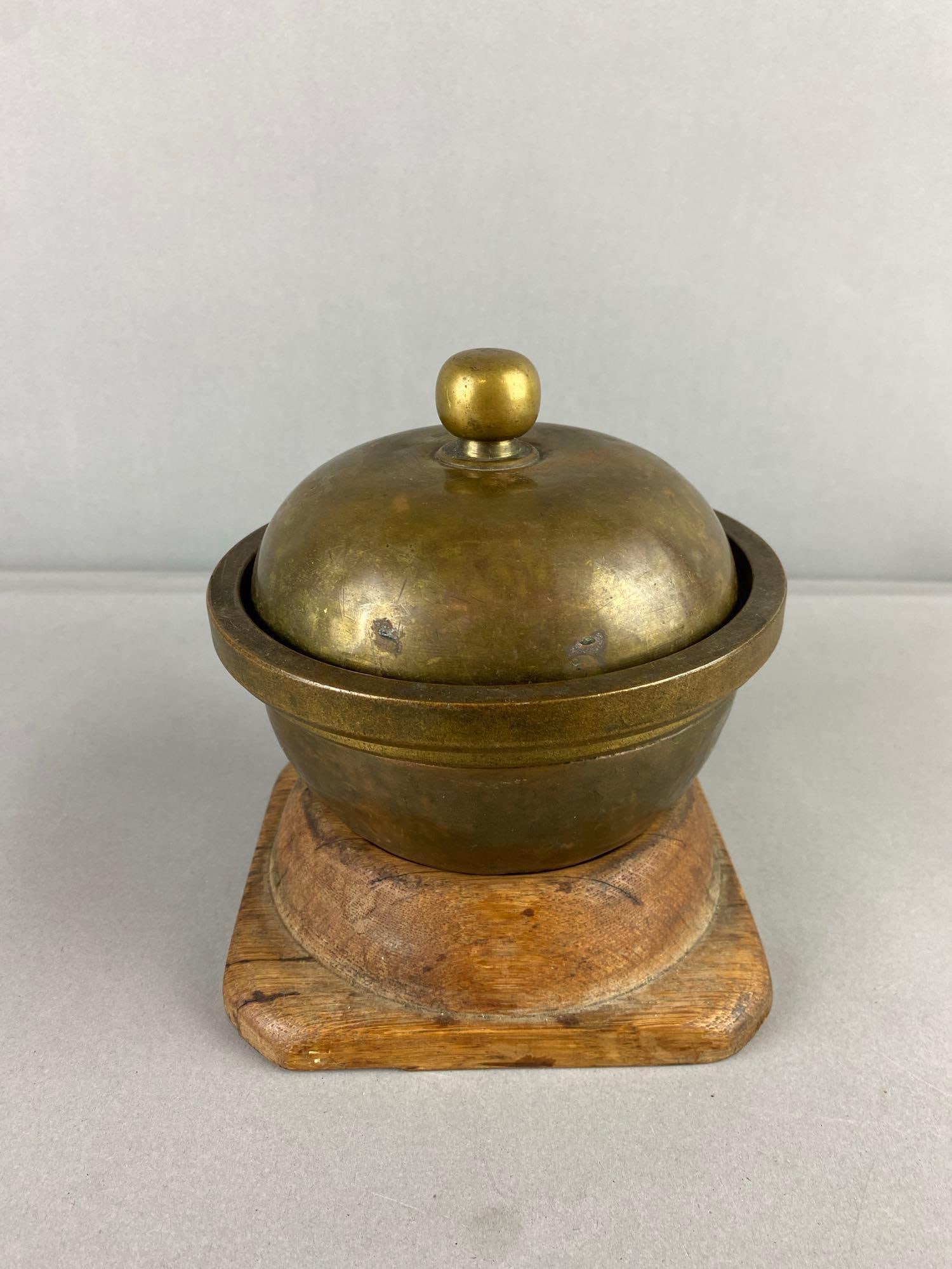 Vintage Brass Ashtray - 2