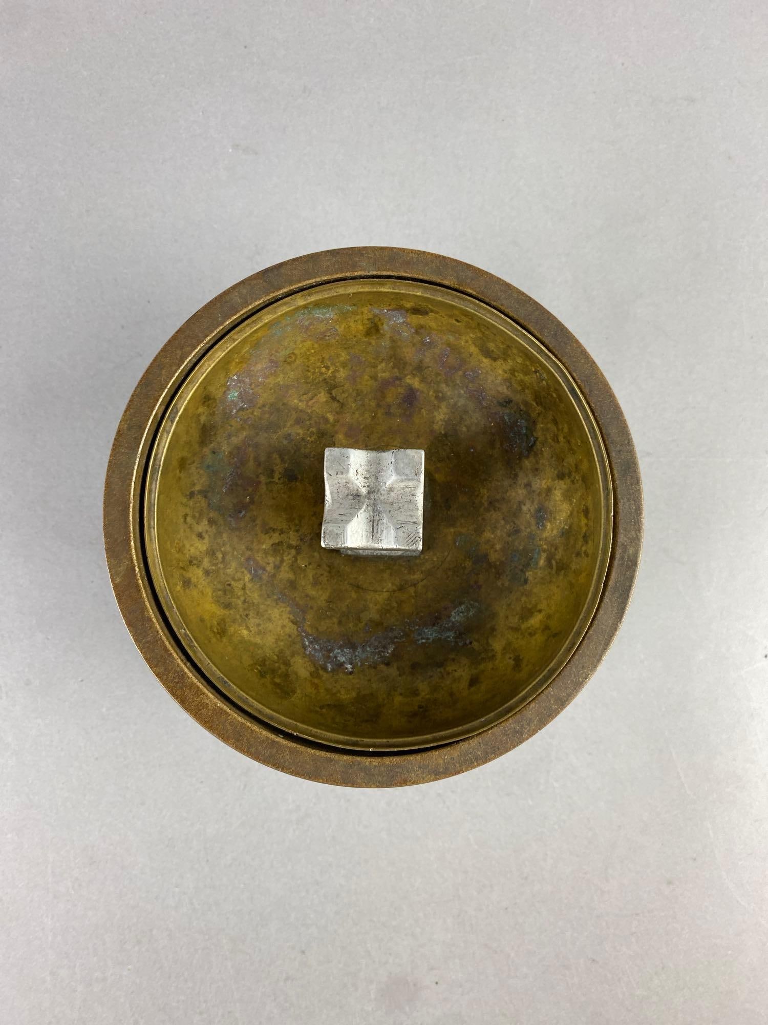 Vintage Brass Ashtray - 5