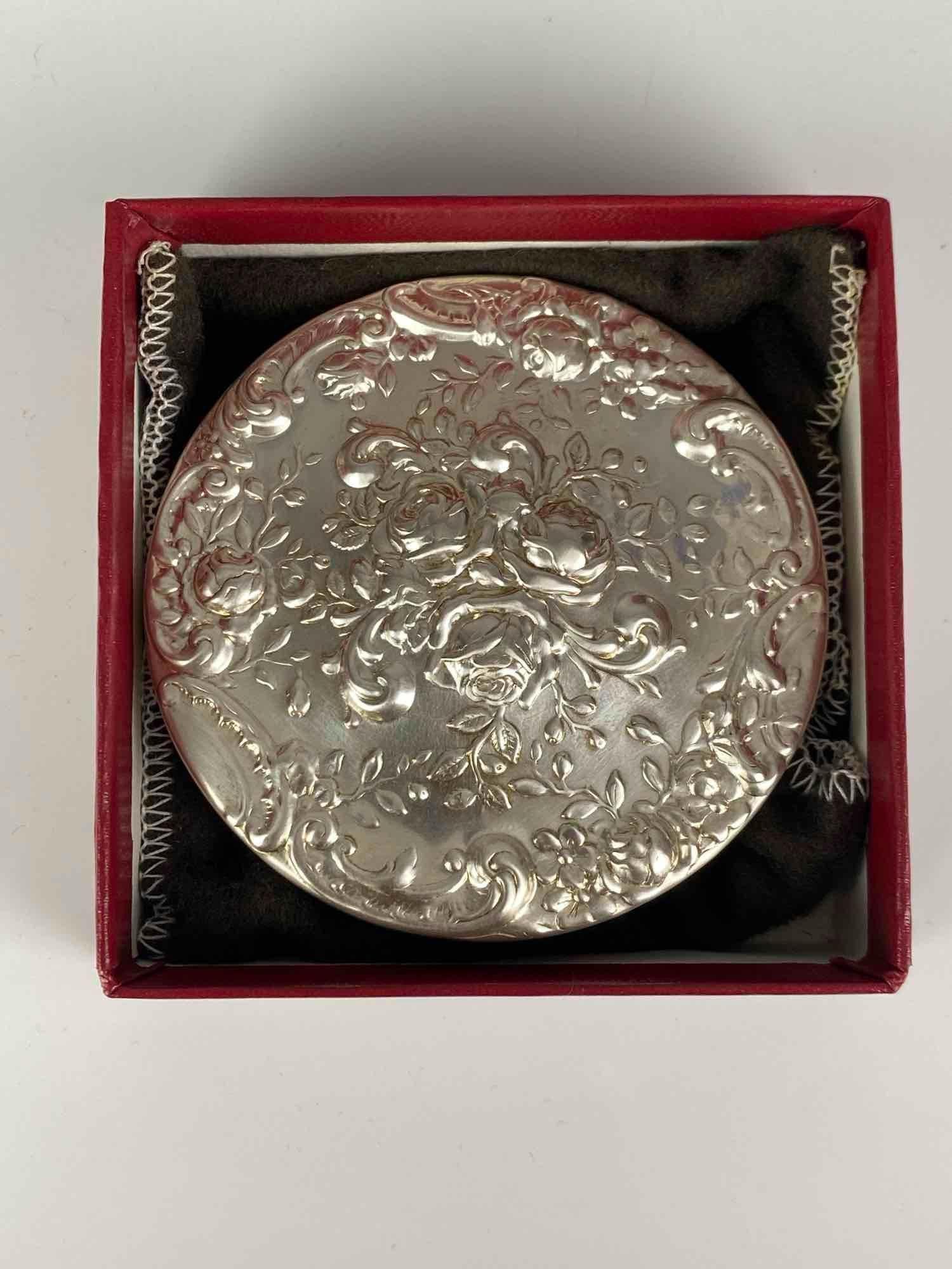 Gorham Silver Plated Purse Mirror - 4