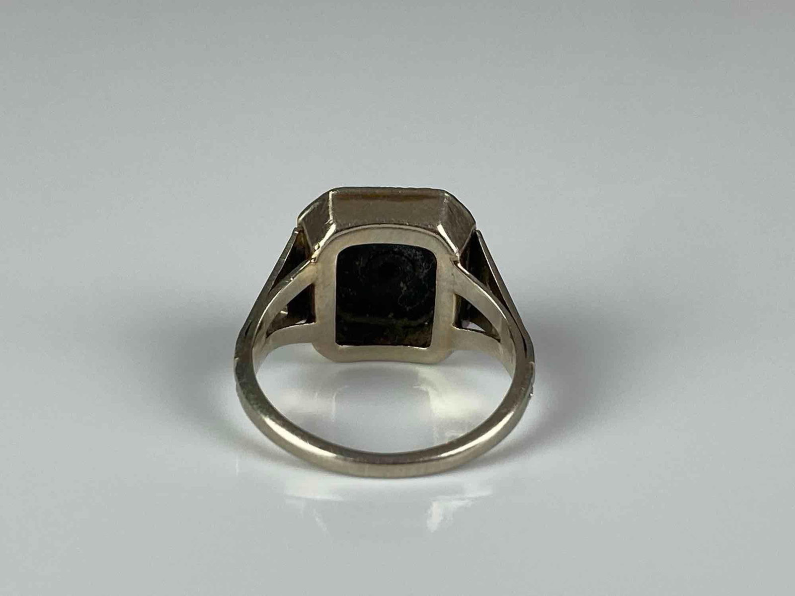 14K White Gold Masonic Ring - 3
