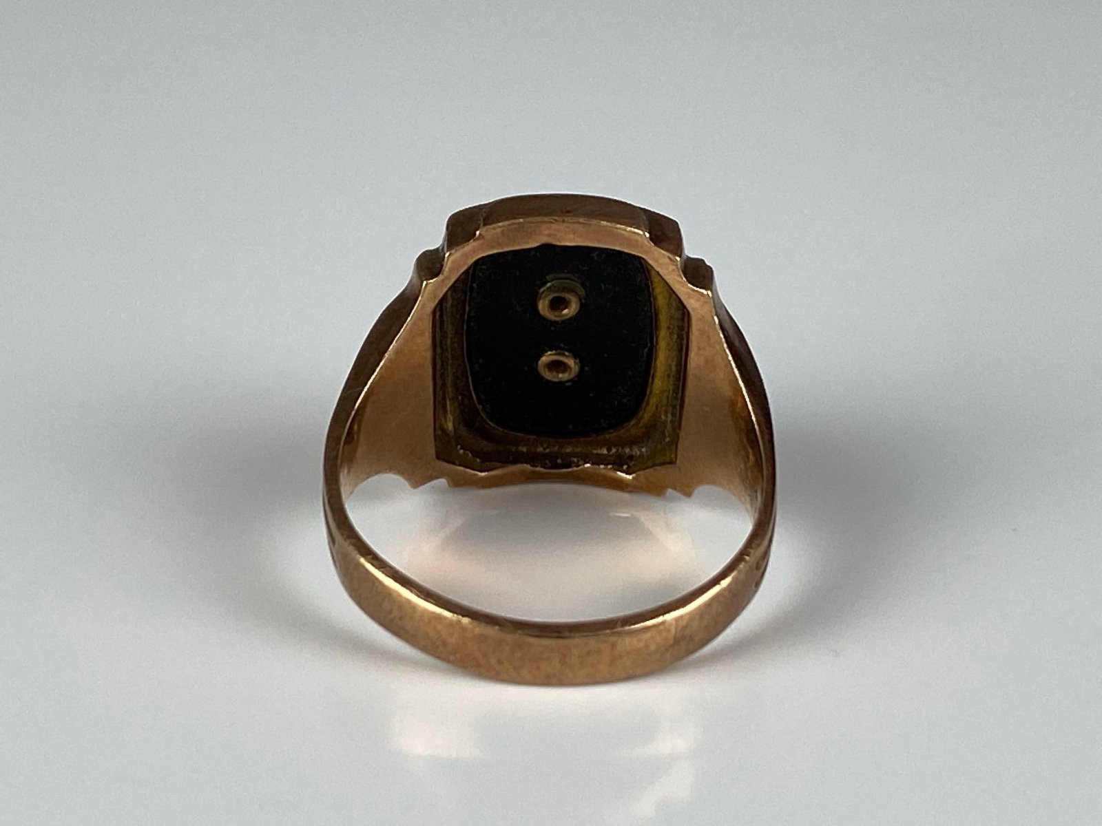 1947 10K Yellow Gold Poughkeepsie NY High School Class Ring - 3