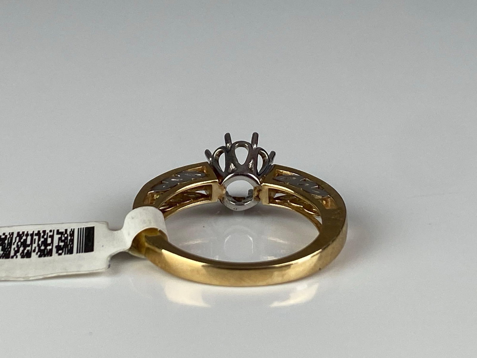 10K Yellow/White Gold Emerald Ring - 3