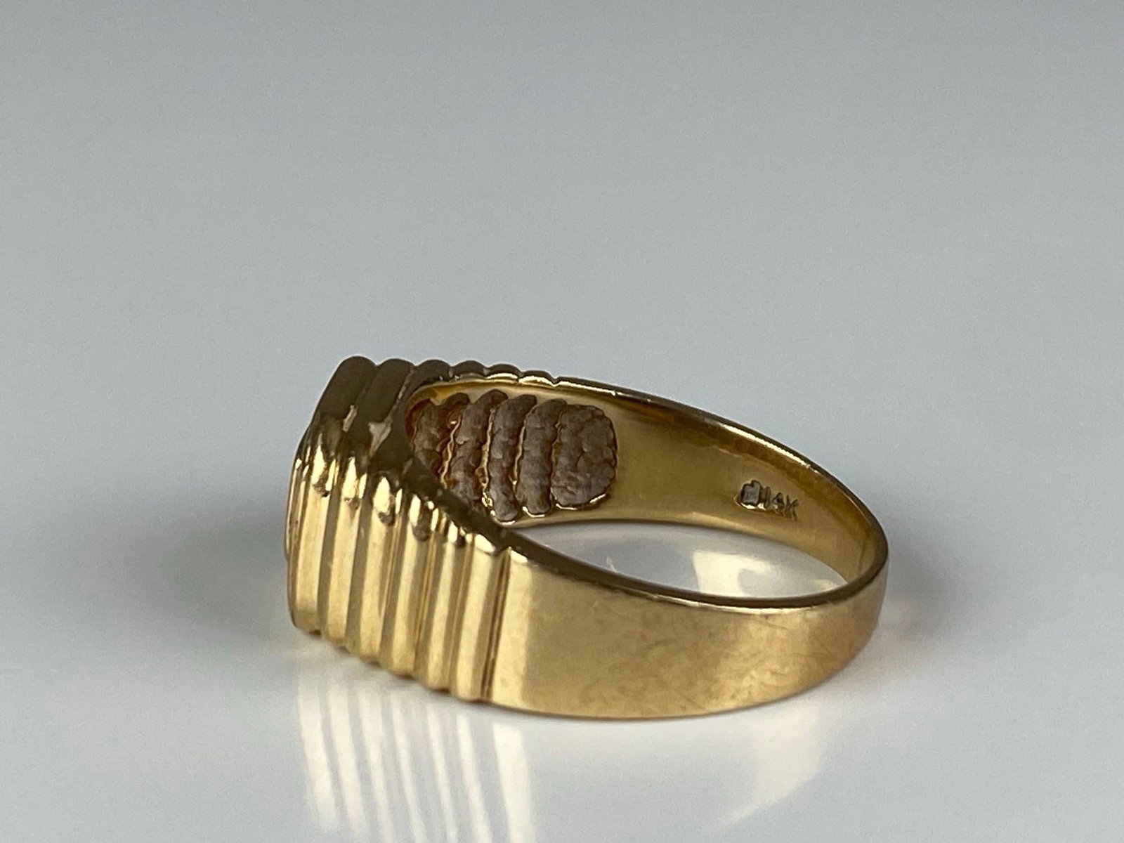 14K Yellow Gold Diamond Ring - 2