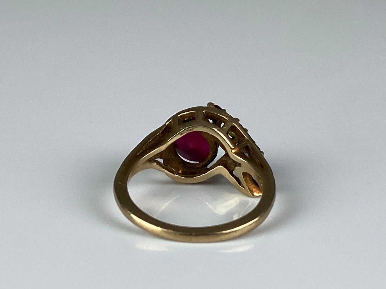 10K Yellow Gold Multi-Gem Ring - 3