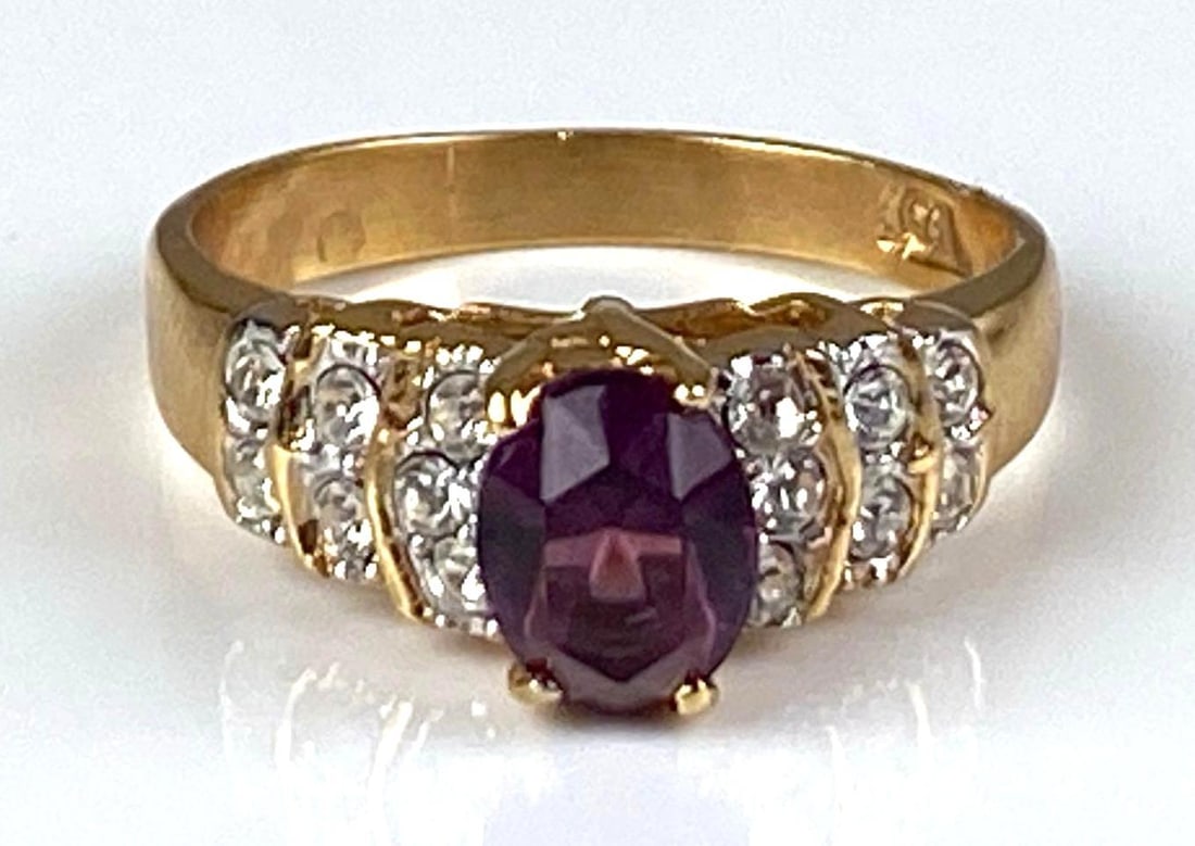 Gold Plated CZ Ring (1 of 4)