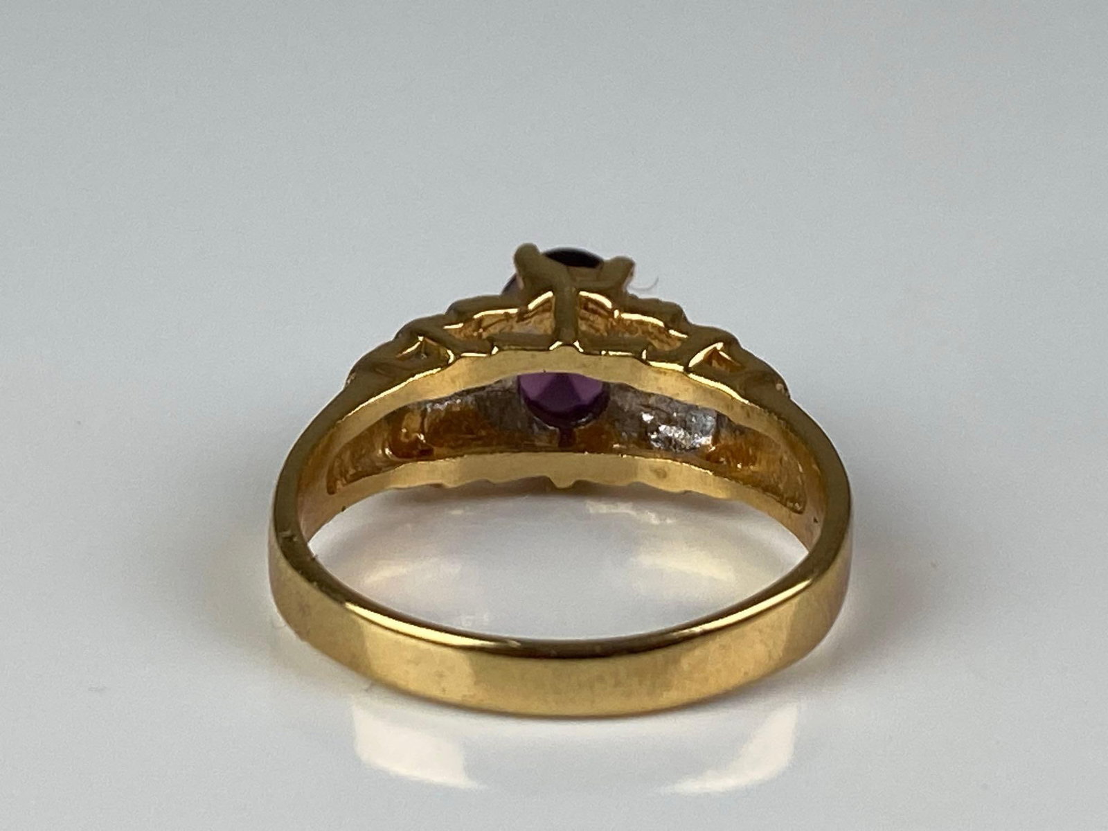 Gold Plated CZ Ring - 3