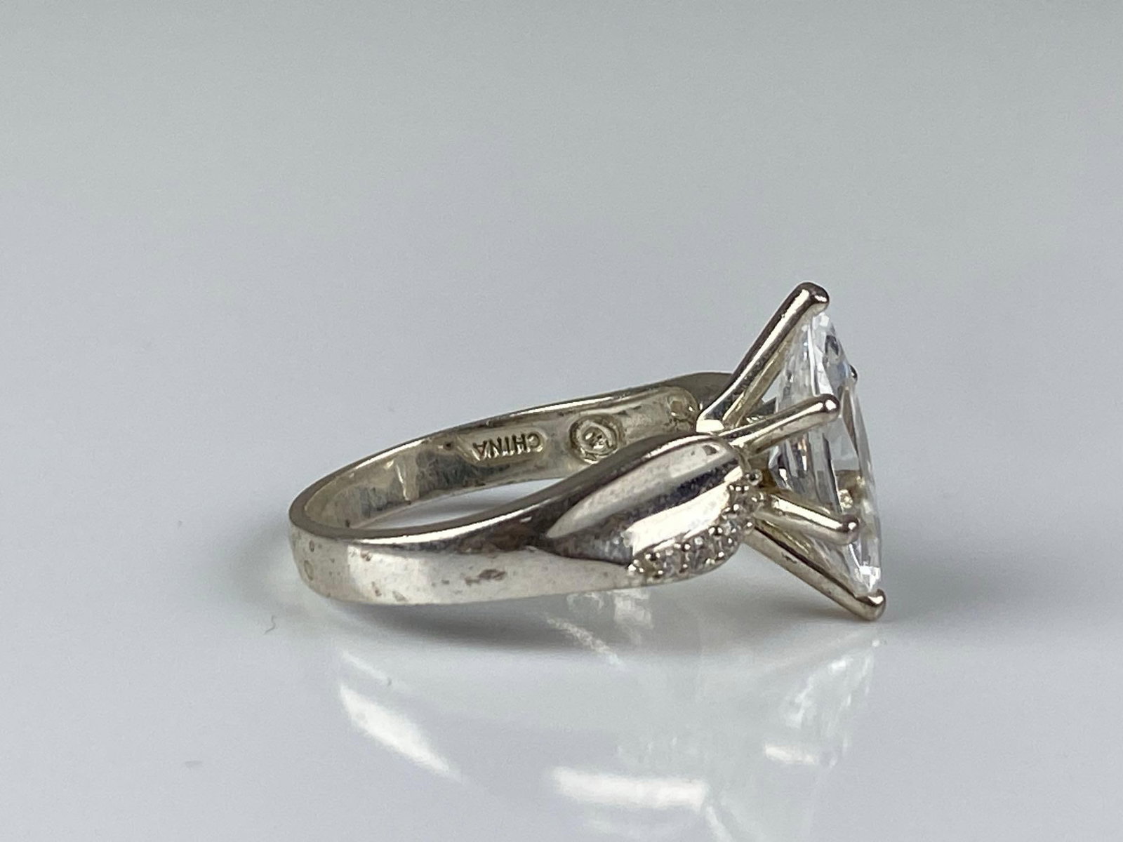 Sterling Silver DQCZ Ring - 4