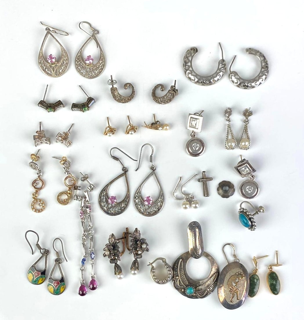 Group of Assorted Sterling Silver Jewelry (1 of 3)
