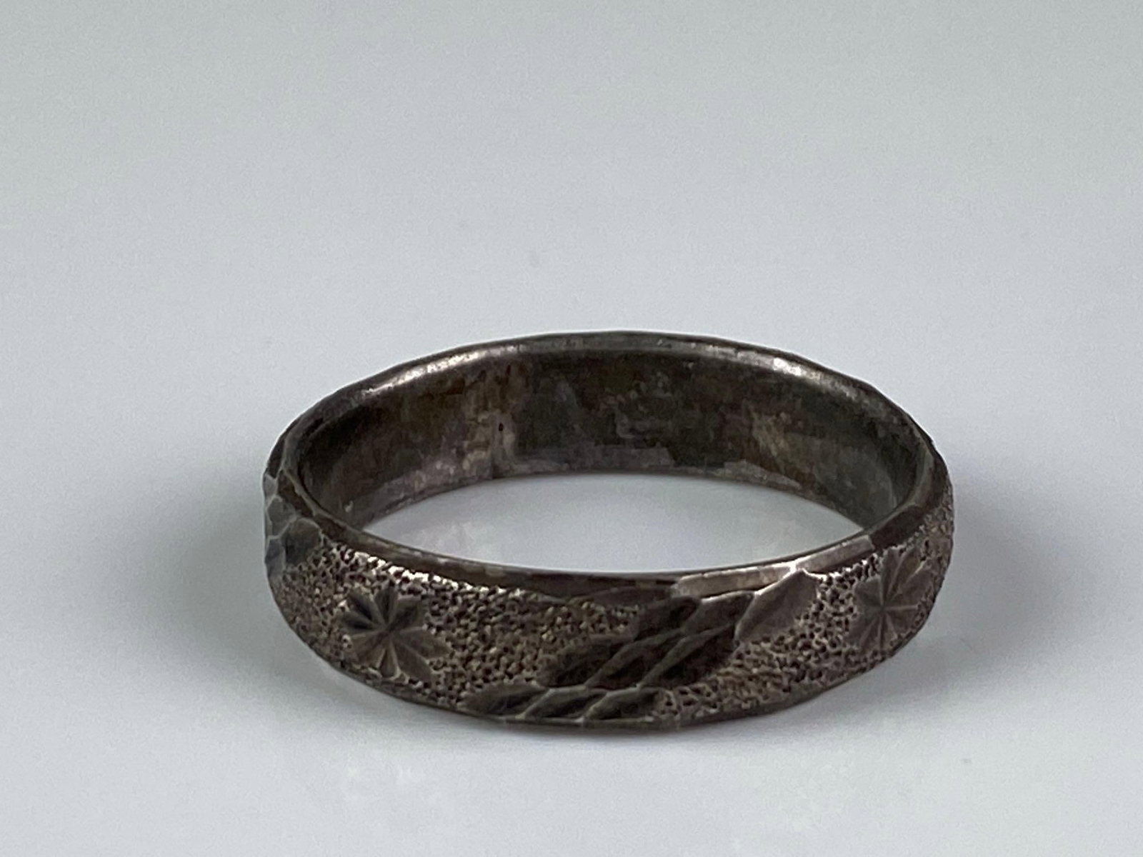 Sterling Silver Textured Ring - 2