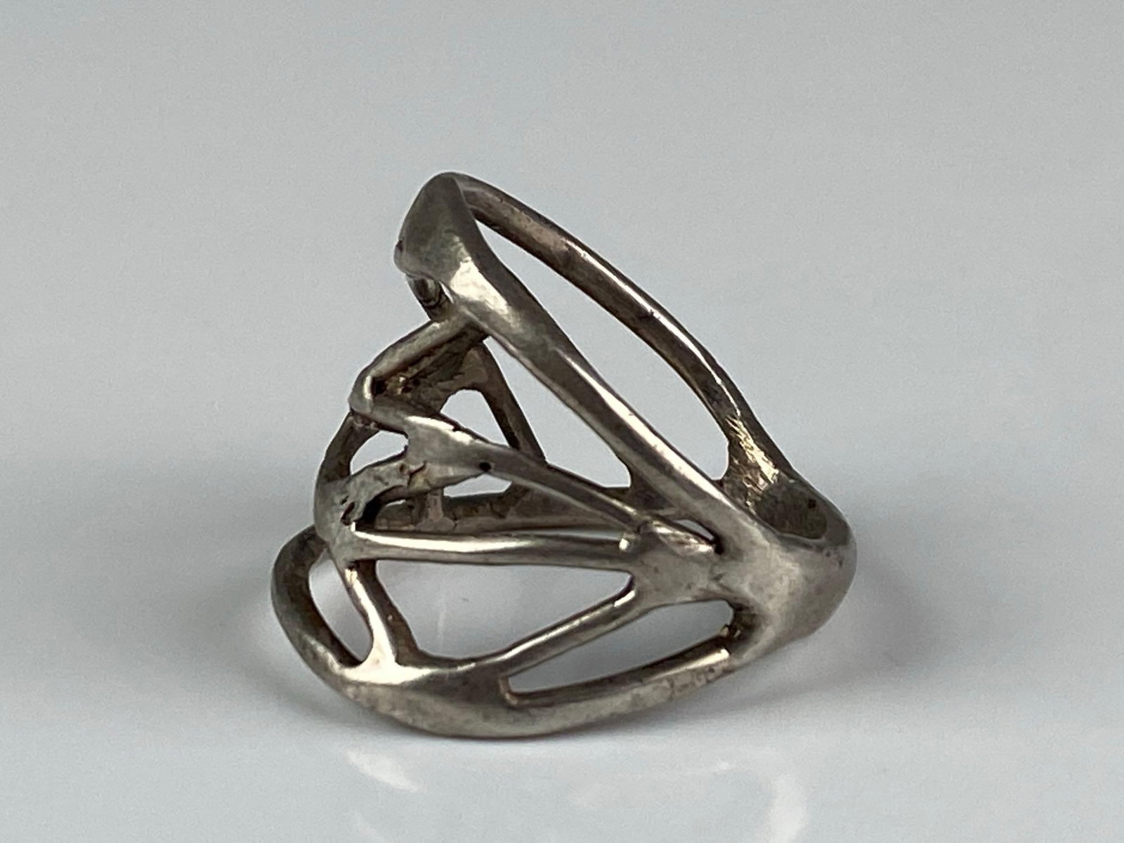 Sterling Silver Abstract Branches Ring - 2