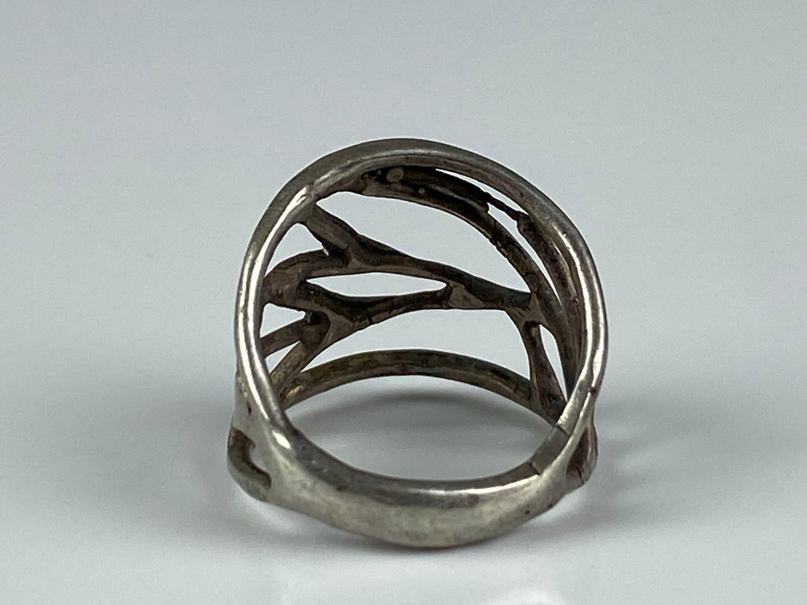 Sterling Silver Abstract Branches Ring - 3