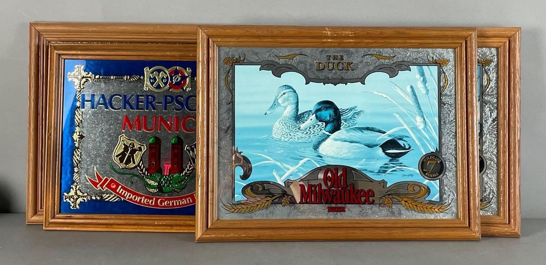 Group of Beer Advertising Mirrors (1 of 3)