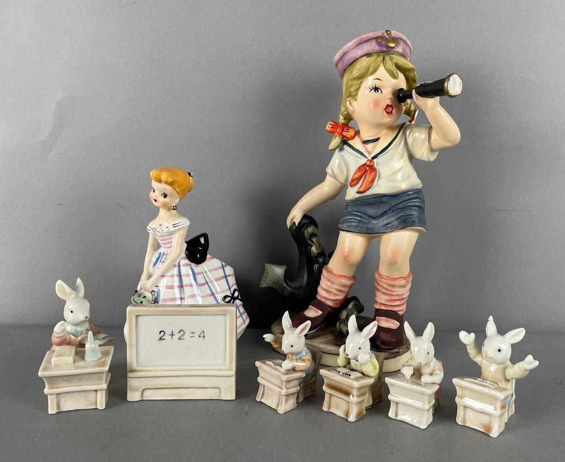 Group of Albert Price Tales of Bunny Hollow Porcelain Figurines and More (1 of 3)
