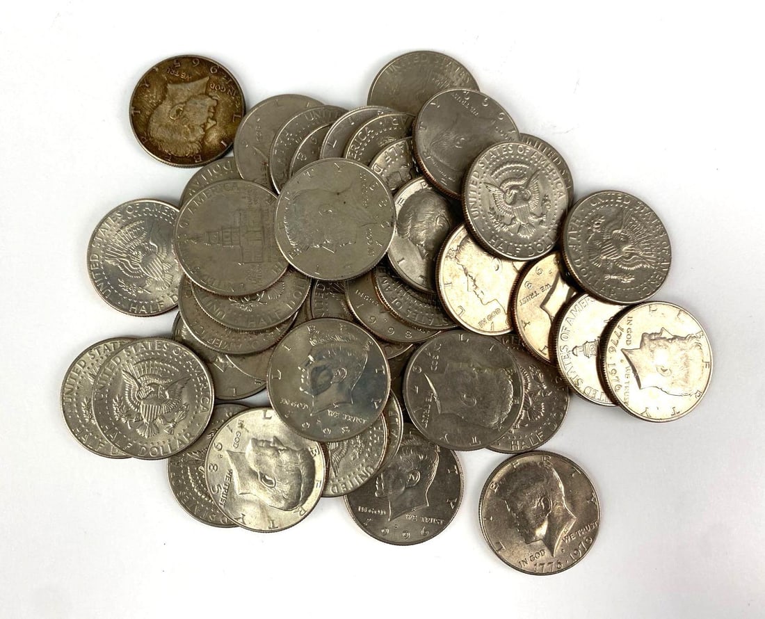 Group of Kennedy Half Dollars (1 of 1)