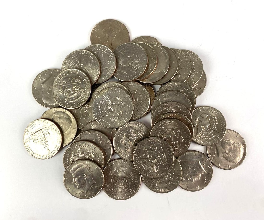Group of Kennedy Half Dollars (1 of 1)