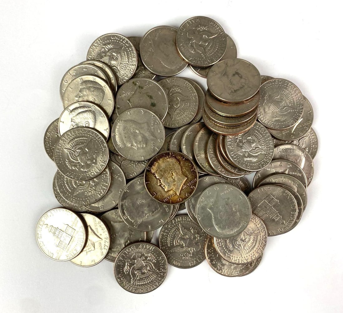 Group of Kennedy Half Dollars (1 of 1)