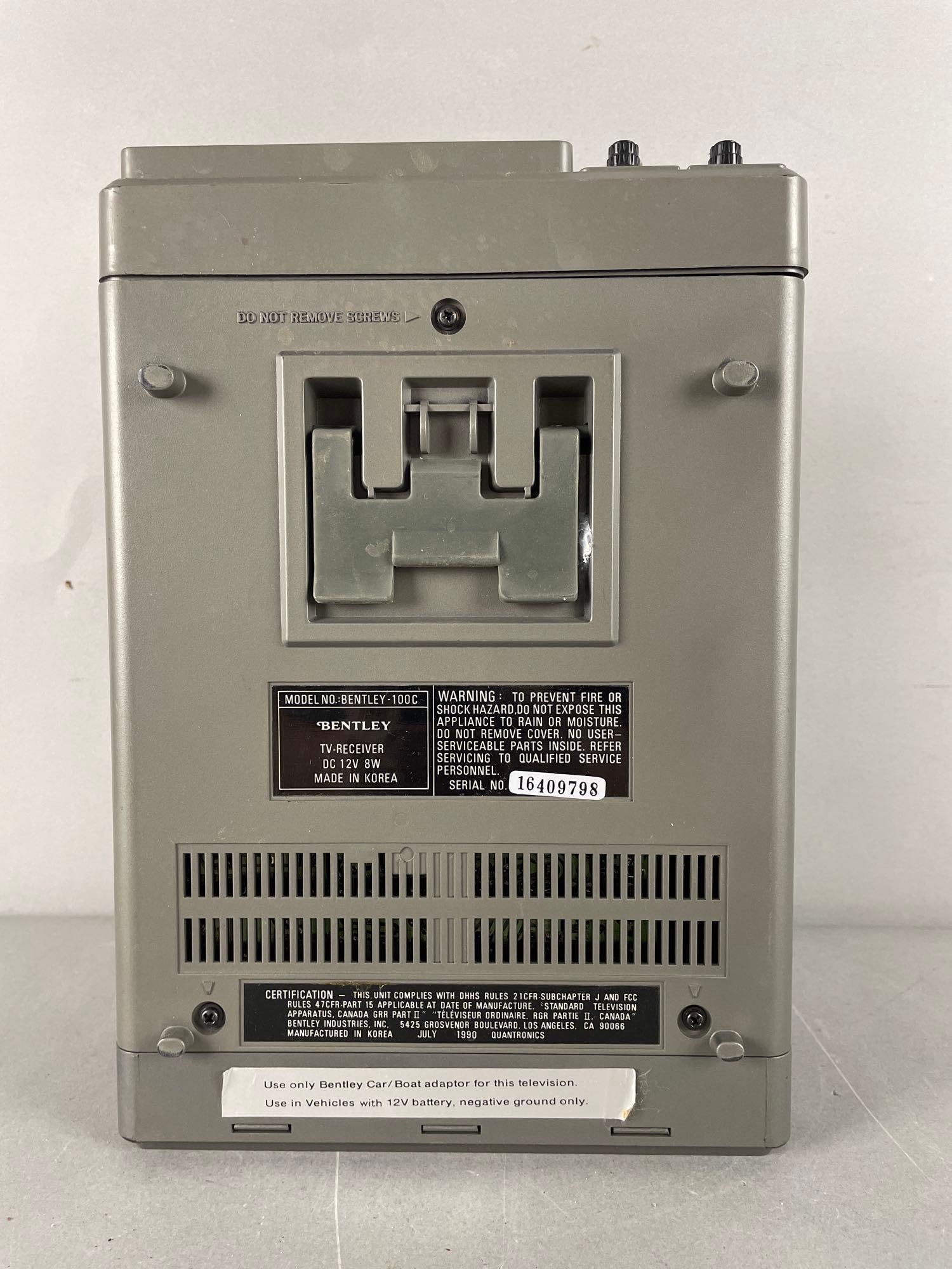 1990 Bentley Portable TV - Receiver - 4