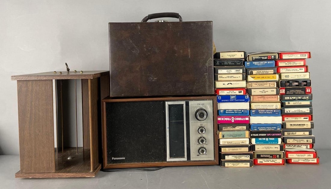 Group of 8 Track Cassettes and More (1 of 4)
