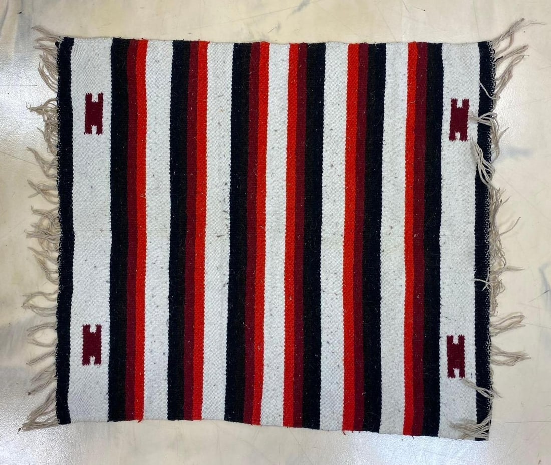 Vintage Navajo Saddle Blanket (1 of 2)