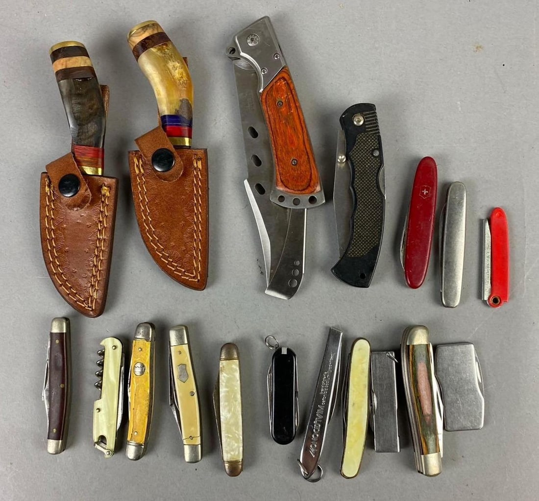 Group of Assorted Pocket Knives and More (1 of 3)