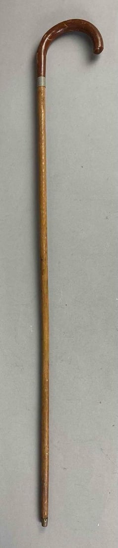 Vintage Crook Handle Walking Stick (1 of 2)
