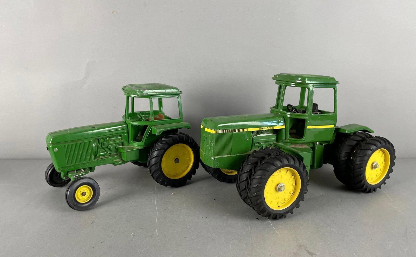 Group of 2 Ertl Pressed Steel John Deere Toy Farm Tractors (1 of 3)