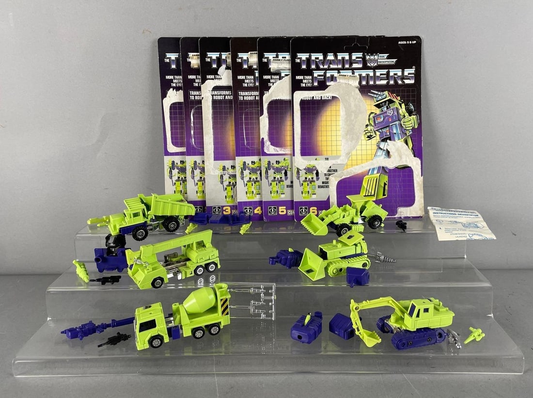 Set of 6 Hasbro Transformers Construction Autobots (1 of 3)