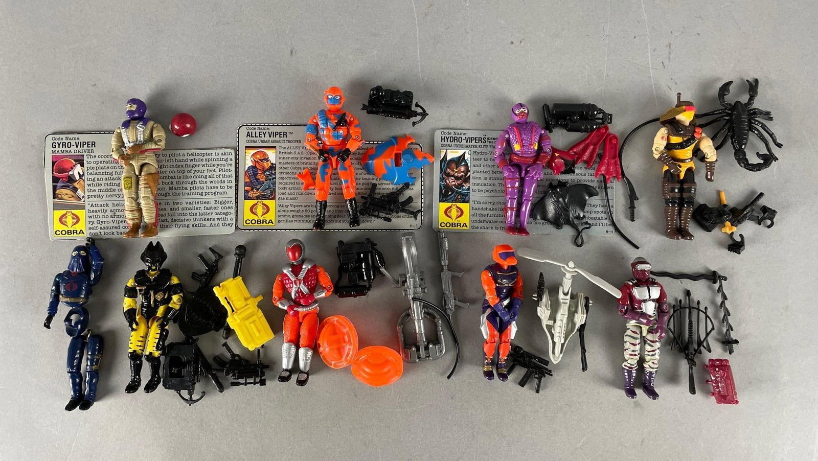 Group of 1980s G.I. Joe Action Figures and Accessories (1 of 3)