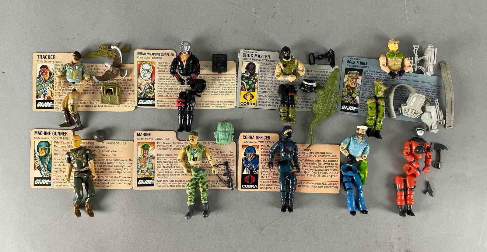 Group of 1980s G.I. Joe Unbanded Action Figures and Accessories (1 of 3)