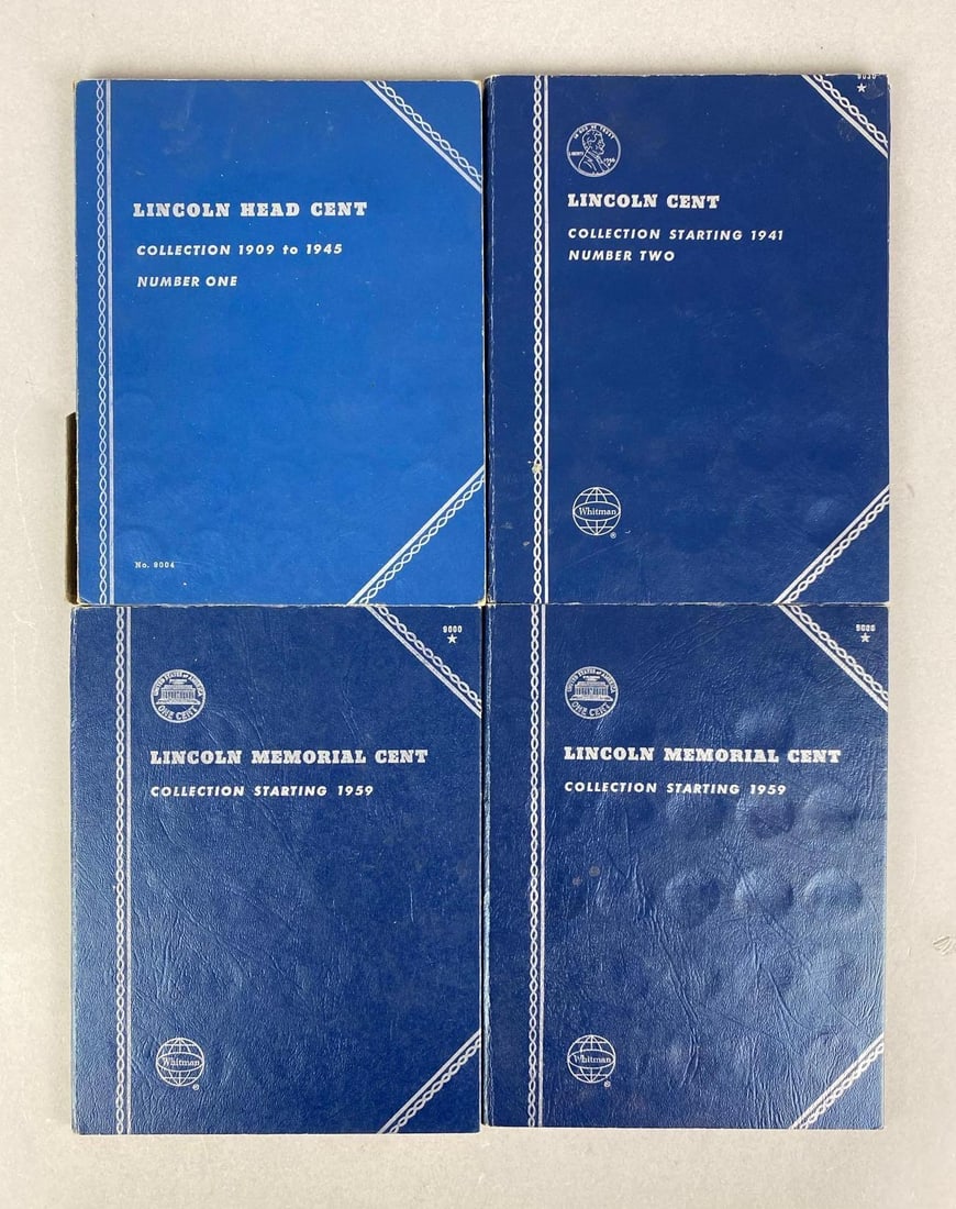 Group of Whitman Lincoln Head Cent Albums (1 of 3)