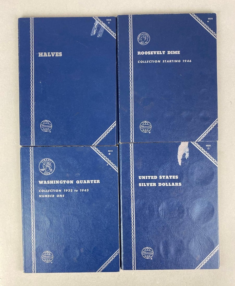 Group of 4 Assorted Whitman Coin Albums (1 of 3)