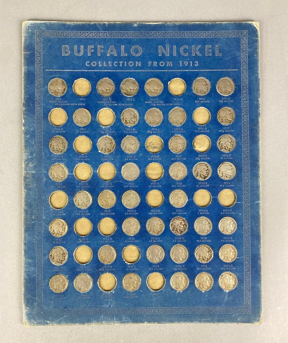 Whitman Buffalo Silver Nickel Folder From 1913 (1 of 2)
