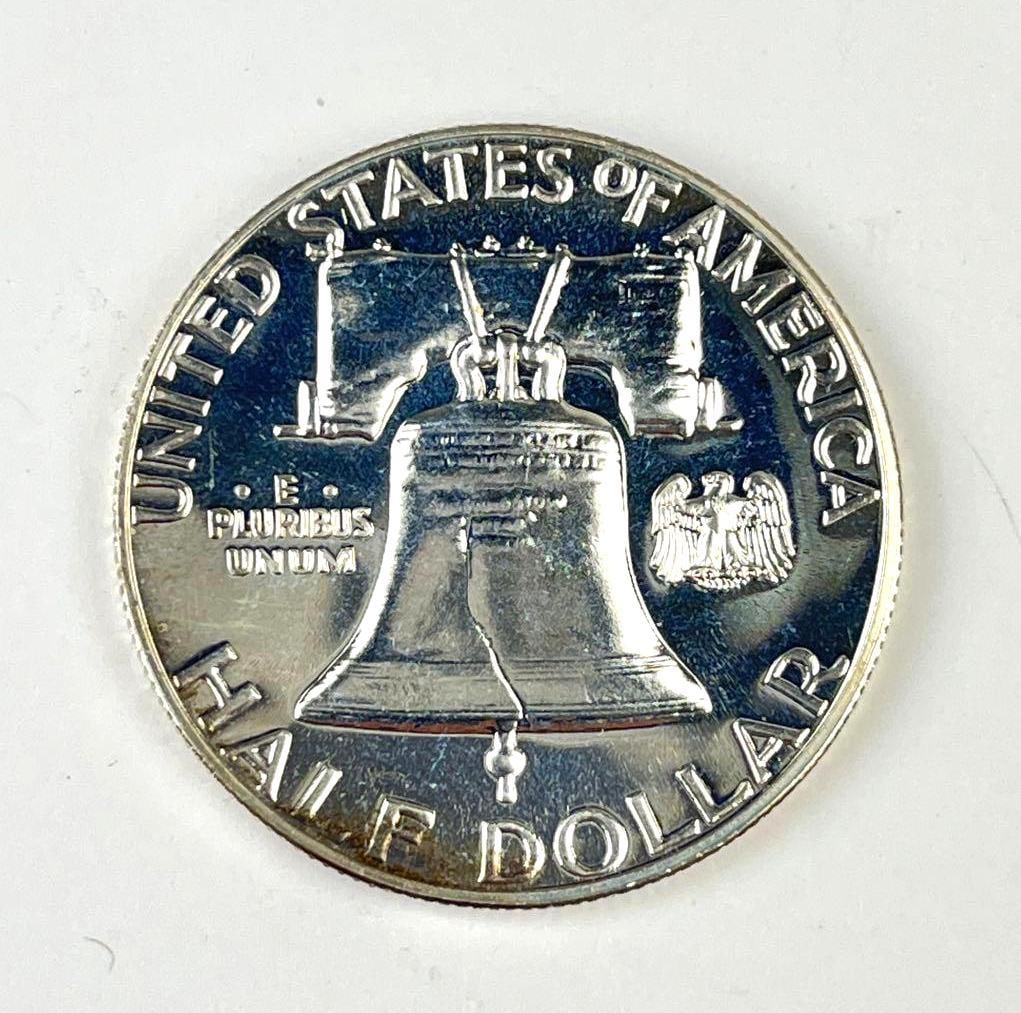 1962 US Franklin Silver Half Dollar - 2