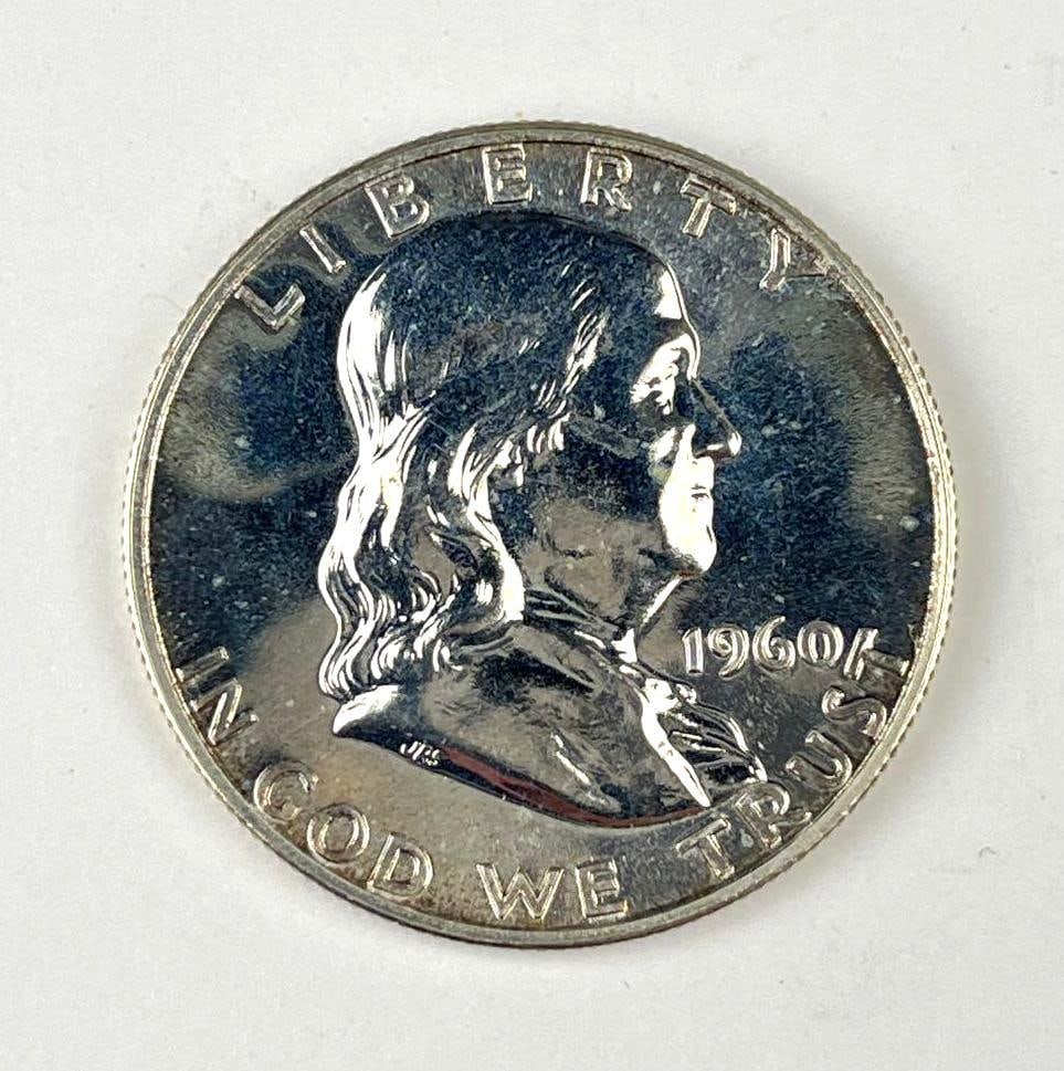 1960 US Franklin Half Dollar: 1960 US Franklin Half Dollar