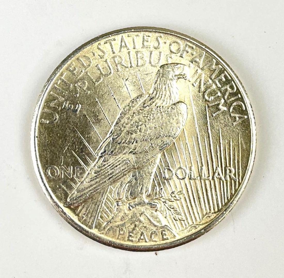 1925 US Peace Silver Dollar - 2