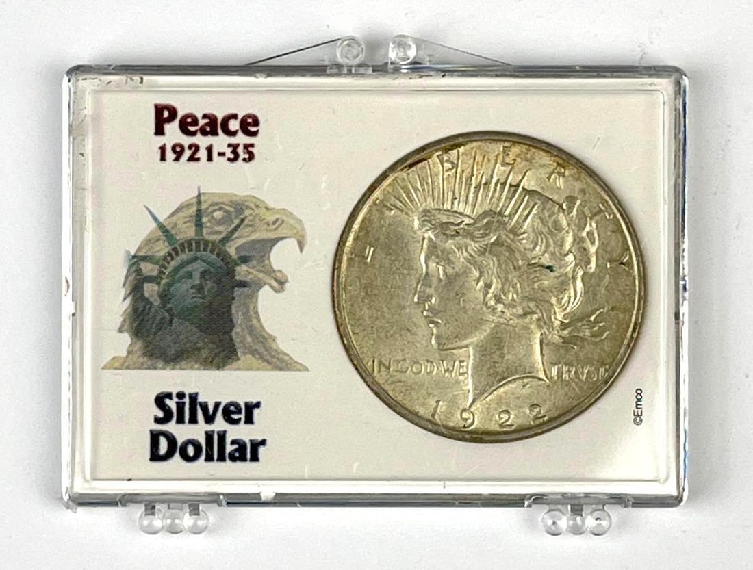 1922 US Peace Silver Dollar: 1922 US Peace Silver Dollar