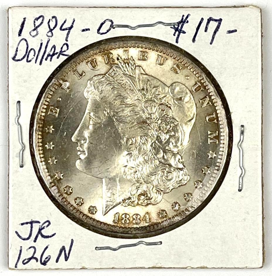 1884 O US Morgan Silver Dollar (1 of 2)