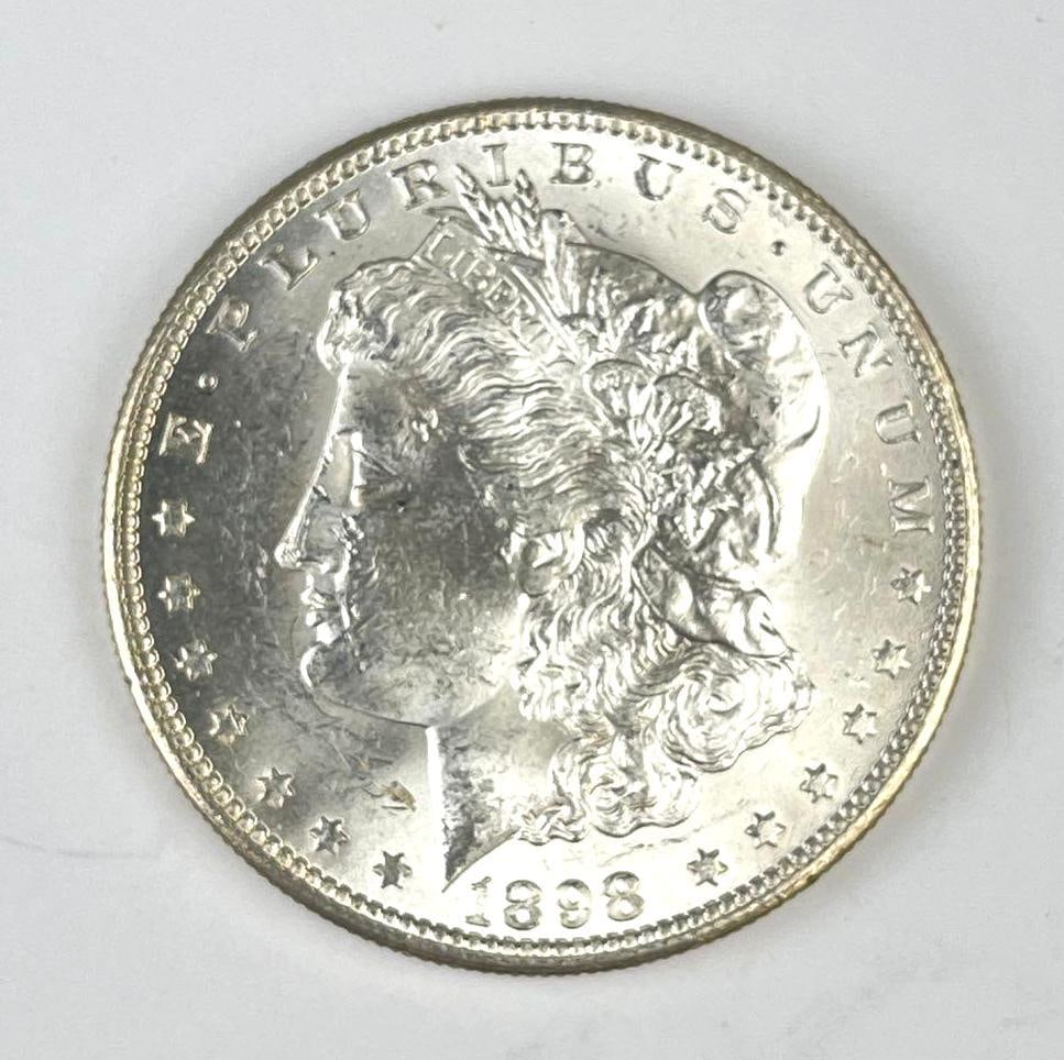 1898 O US Morgan Silver Dollar (1 of 2)