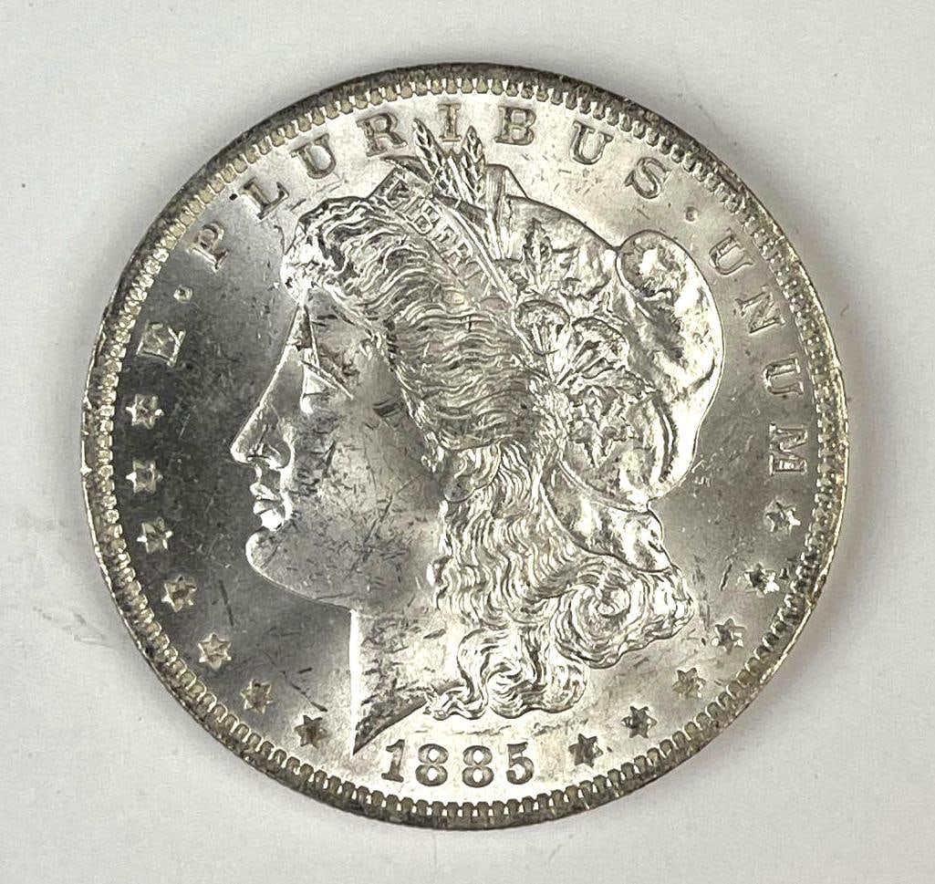 1885 O US Morgan Silver Dollar: 1885 O US Morgan Silver Dollar