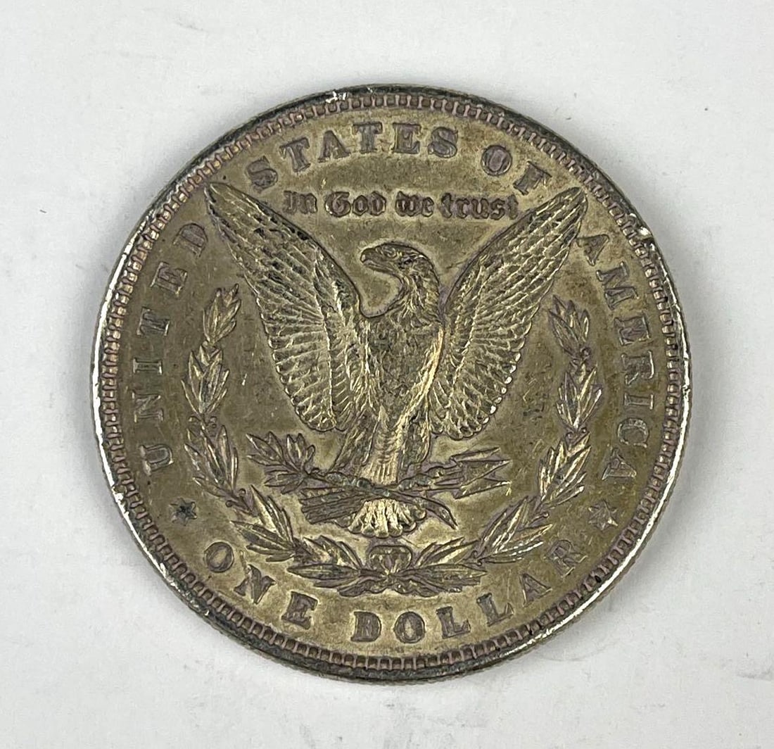 1884 US Morgan Silver Dollar - 2