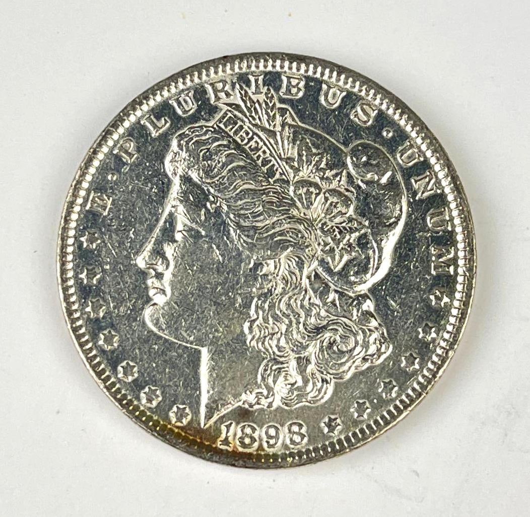 1898 US Morgan Silver Dollar: 1898 US Morgan Silver Dollar