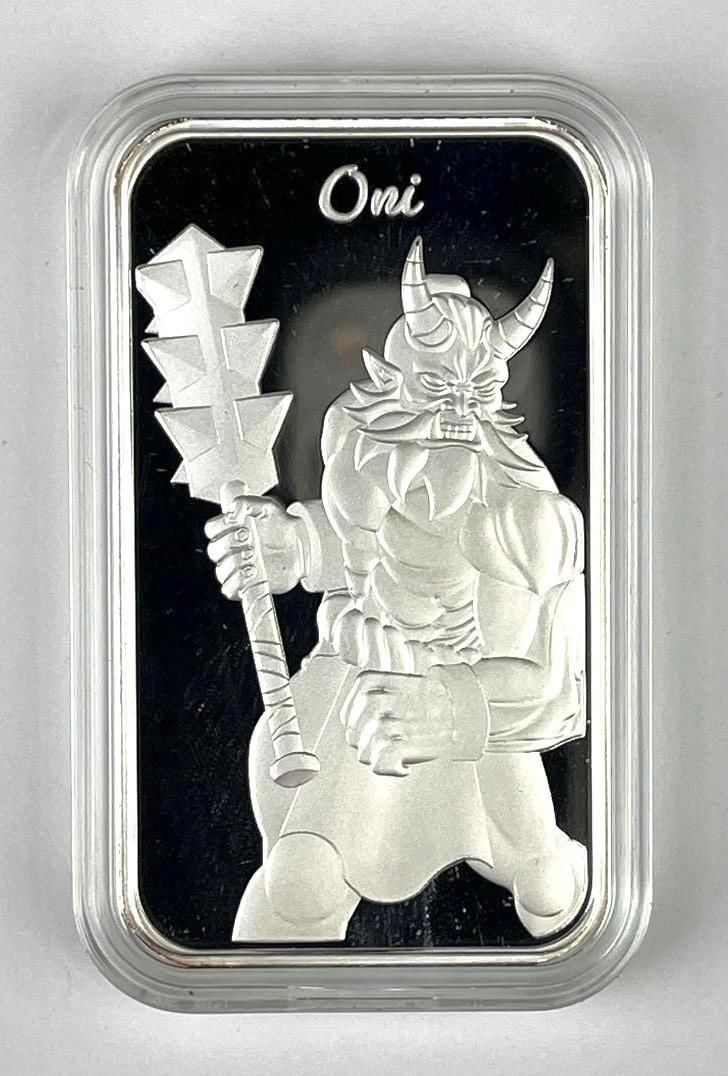 Haley Bug Oni Yokai Chapter One 1 oz .999 Fine Silver Ingot/ Bar (1 of 3)