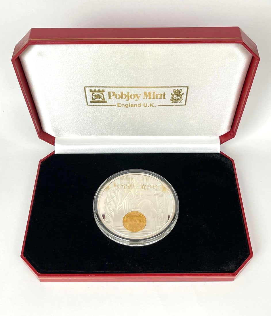 2022 Pobjoy Mint British Virgin Islands $30 100th Anniversary of the Lincoln Memorial 5 oz 999. (1 of 4)
