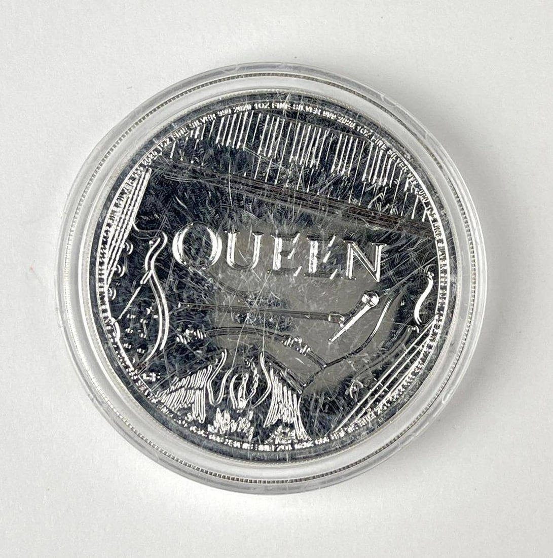 2020 Great Britain 2 Pound Queen 1 oz .999 Fine Silver Coin (1 of 2)