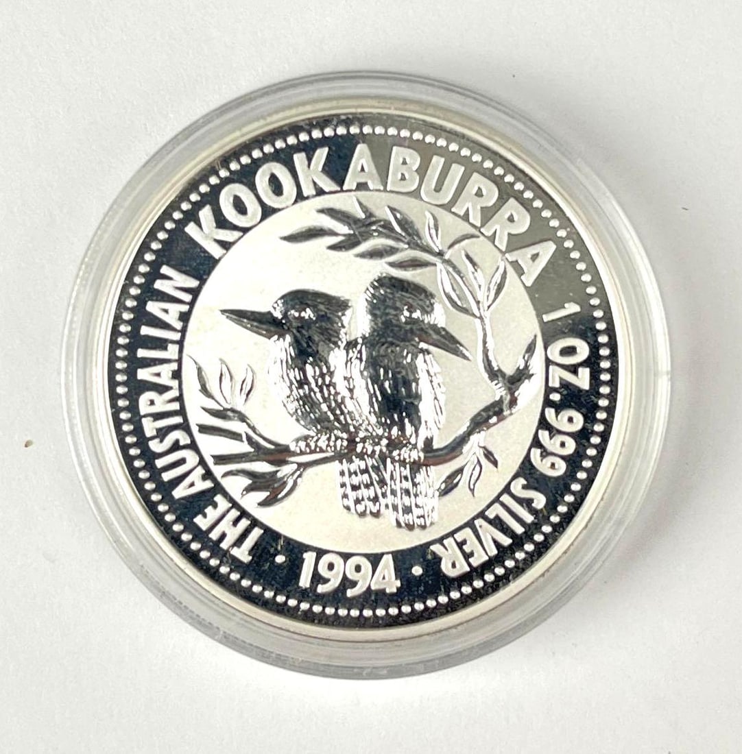 1994 Australia $1 Kookaburra 1 oz .999 Silver Coin (1 of 2)