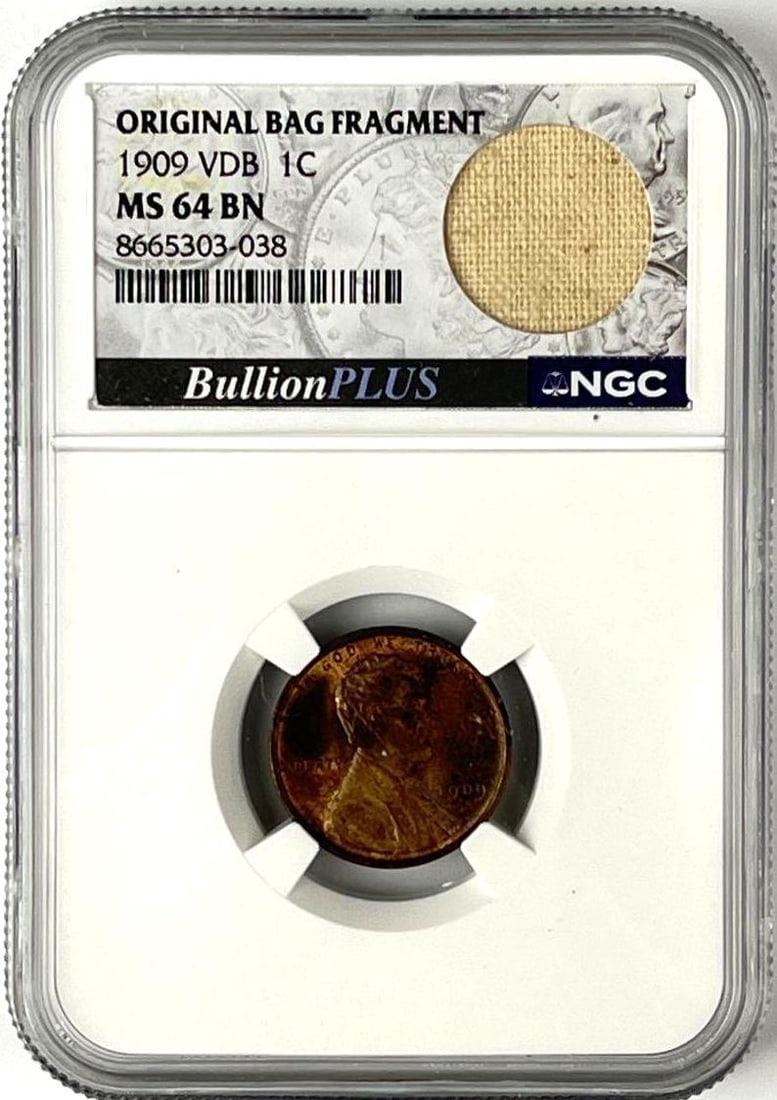 1909 VDB US Lincoln Head Wheat Cent NGC MS64 BN (1 of 2)