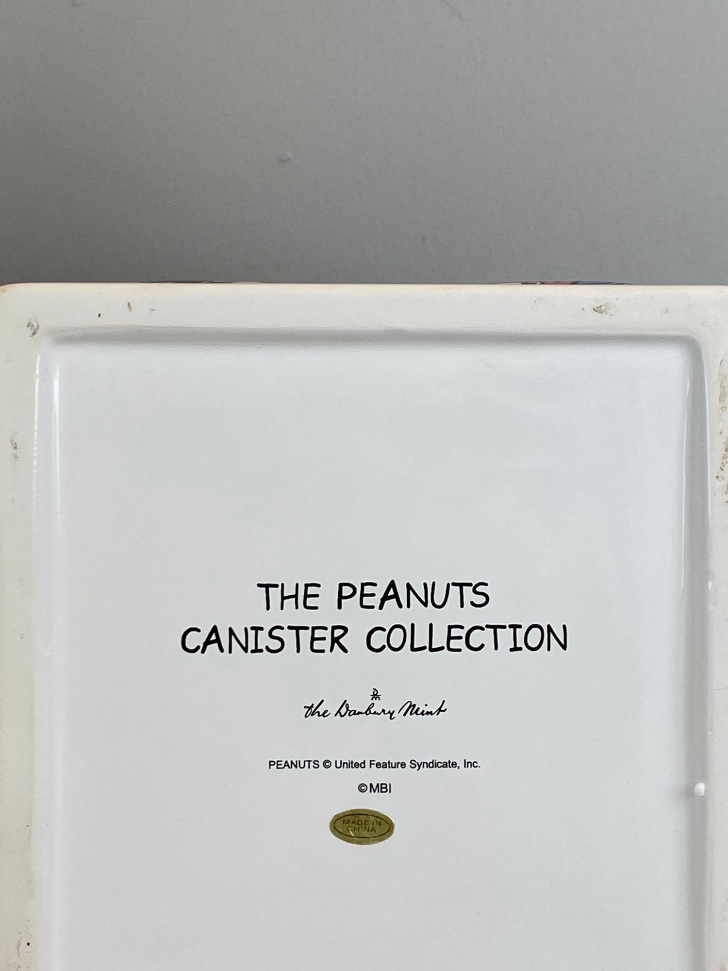 Danbury Mint Peanuts Kitchen Canister Collection - 2