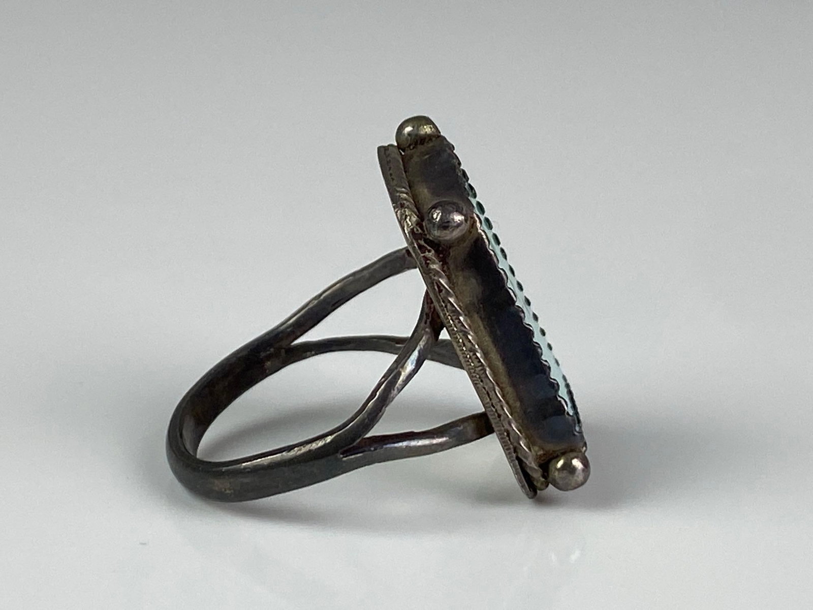 Sterling Silver Turquoise Ring - 4